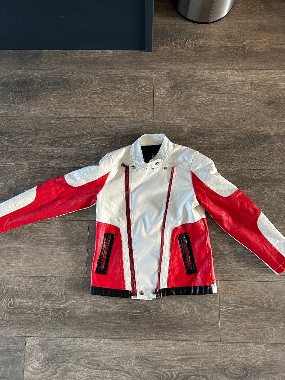 BUDERMMY Kids Faux Leather Motorcycle Biker Jacket